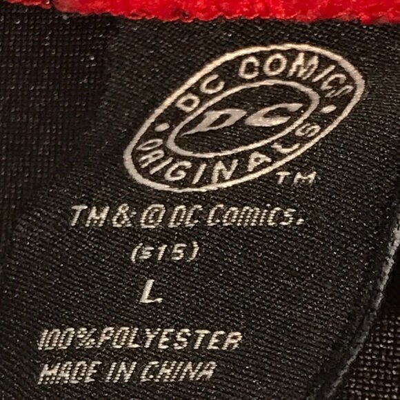 DC Comics Original The Flash Red Black Short Sleeve Football Jersey - Picture 5 of 6